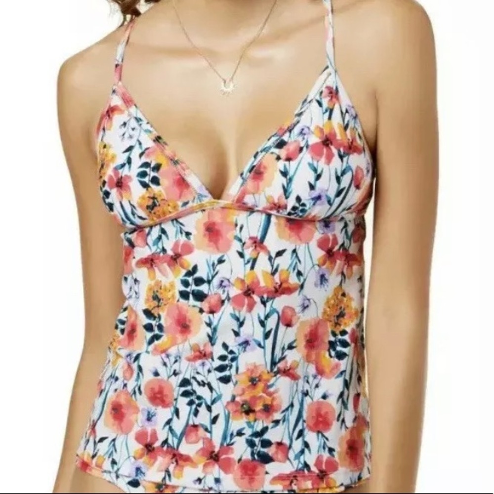 NWT Hula Honey XS S L
Such a Fleury Cross-Back Tankini Top Swimsuit Top Jrs